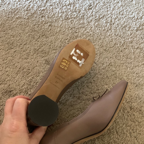 MANSUR GAVRIEL Dream Pump In Biscotto  Size 37 - Picture 9 of 10